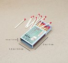 Set Of 8 Match Box Vintage Japan Retro Label Beer Matches Boxes Re-print Holder