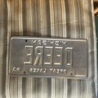Michigan License Plate 1993  Deere  Authentic   John Deere