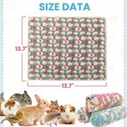 Twaterproof Guinea Pig Blankets 1 Pack 3 Washable Guinea Pig Fleece Cage Liners