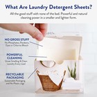 Clean People Laundry Detergent Sheets - Recyclable Packaging  Hypoallergenic  St