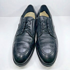 Vintage Hy-test Safety H315 Black Leather Oxford Shoes Mens Size 14 B