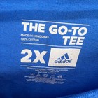 Adidas Oklahoma City Thunder Westbrook T Shirt Mens 2xl Blue Nba Jersey Tee Nwt