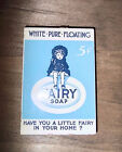 White Pure Floating Fairy Soap  Magnet Fridge Vintage