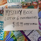 Mystery Box  Lot Of 6 2025 Magazines   Read Description   Homes   Gardens