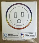 Wifi Mini Smart Socket Plug  Alexa   Google Assistant Timer White