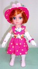 10  Doll Outfit Pink Dress Shoes Hat  Set Fits Tonner Ann Estelle Effanbee Patsy