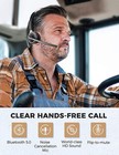 Mpow Wireless Headset Handsfree Call Telephone Over Head Bluetooth Headphone Mic