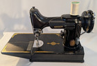 1953 Singer 221 Featherweight Sewing Machine Works Case-feet-oil-pedal-bobins