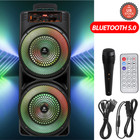 6000w Portable Bluetooth Speaker Sub Woofer Heavy Bass Loud Sound Party System