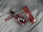 Vintage Plastic Comb Brush Set With Case