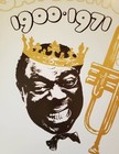 Louis Armstrong  satchmo  Jazz Music Great Original Vintage Memorial Poster