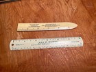 Vintage Lot Advertising Rulers Letter Opener