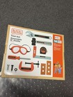 Black   Decker Junior Toy Tool Set Realistic Features Includes Goggles 16-pcs 