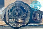 Las Vegas Raiders Super Bowl Football Nfl Championship Belt 2mm Brass