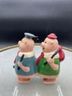 Vintage Marx Three Little Pigs Fifer   Fiddler Ramp Walker Walt Disney C1960 3   
