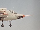 1968 Ryan Xv-5b Vertifan Nasa 705 Official Photo Caption Vtol Test Scene