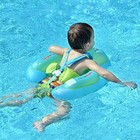  Baby Swimming Float Kids Inflatable Swim Ring With Safety Support Bottom 