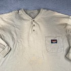 Rasco Fr Shirt Mens 4xl Beige Henley Flame Resistant Long Sleeve Workwear