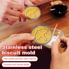 12pcs Sugar Cookie Cutter Stainless Steel Biscuit Diy Mold Cake Decorating Tools