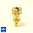 Foster 4 Series Quick Coupler 3 8 Body 3 8 Push-on Hose Barb Air Water Fittings
