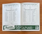 1939 Nfl Washington Redskins   Brooklyn Dodgers Football Program   Ebbets Field
