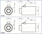 2 Tubular Lock Cylinders For Vending Machine T-handle Chrome Keyed Alike