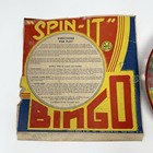 Vintage 1956 Louis Marx Spin It Bingo Marble Game Toy  1950s Rare  