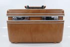 Vintage Samsonite Hard Shell Makeup Toiletries Luggage Case W  Mirror   Suitcase