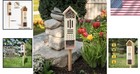 Durable Wooden Insect Habitat - Attract Ladybugs   Solitary Bees To Your Garden