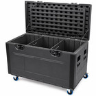 Cable Trunk Road Case With Wheels Ata Rolling Road Case For Dj Equipment Storage