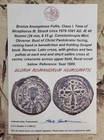 Roman Empire Byzantine Emperor Nicephorus Jesus Christ Portrait Coin With Coa 