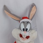 Ace Bugs Bunny Santa Plush Stuffed Christmas Looney Tunes Stuffed Plush 1997 12 