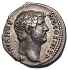 Hadrian  ad 117-138  Roman Ar Silver Denarius Coin Victoria Ric 2240 Rome Mint