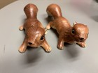 Vintage Ceramic Squirrel Wall Climber X2