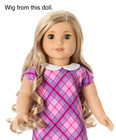 New Curly Long Blonde Wig Of  Truly Me  125 American Girl 18  Doll For Custom