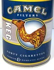 Vintage 2000 Camel Filters 40 Cigarette Camel Keg Tin Collectible Tobacciana