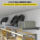 Vevor Upgrade Garage Wall Shelf 2x8 Ft Steel Ceiling Storage Floating Rack 220lb