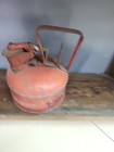 Vintage Justrite Heavy Duty Red Safety Gas Can Ul Listed Part Mh-207