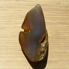 Agate Geode Half Cut Polished Brown Crystal Natural Translucent Colors 4 5 Inch