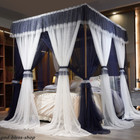 2025 Double Layers Mosquito Net With Frames Bed Curtain Valances Canopy Netting