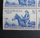 Australia 1949  Upu 3 1 2d   Sg232 Block Of 4 Stamps Mnh