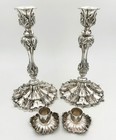 Pair Antique 10    Elkington Mason   Co Candlesticks Victorian 1859