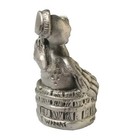 Vintage Hudson Fine Pewter - Bathing Duck  2291 Mini Figurine 1981