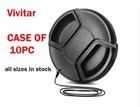 Vivitar 10 Pcs Snap On Front Camera Lens 49 52 55 58 67mm For Canon Nikon Sony