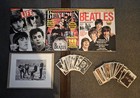 Rare  Vintage Beatles Lot 17 Magazines  Original Dell Poster  Topps Cards