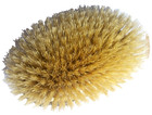 Art Nouveau Repousse Silverplated Grooming Vanity Brush With Natural Bristles