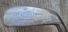 Antique Vintage Stokes Cornhill London Hickory Wood Shaft Golf Club Medium Iron