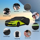 Waterproof Car Covers Fit For 2010-2023 Chevy Camaro black  Camaro  Black 