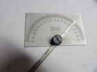 Starrett   c493b  Protractor    Depth Gage    Satin Chrome Finish   Used