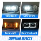 Fit Peterbilt 81-23 359 379 389 Led Projector Headlights W mounting Arms Dot Sae